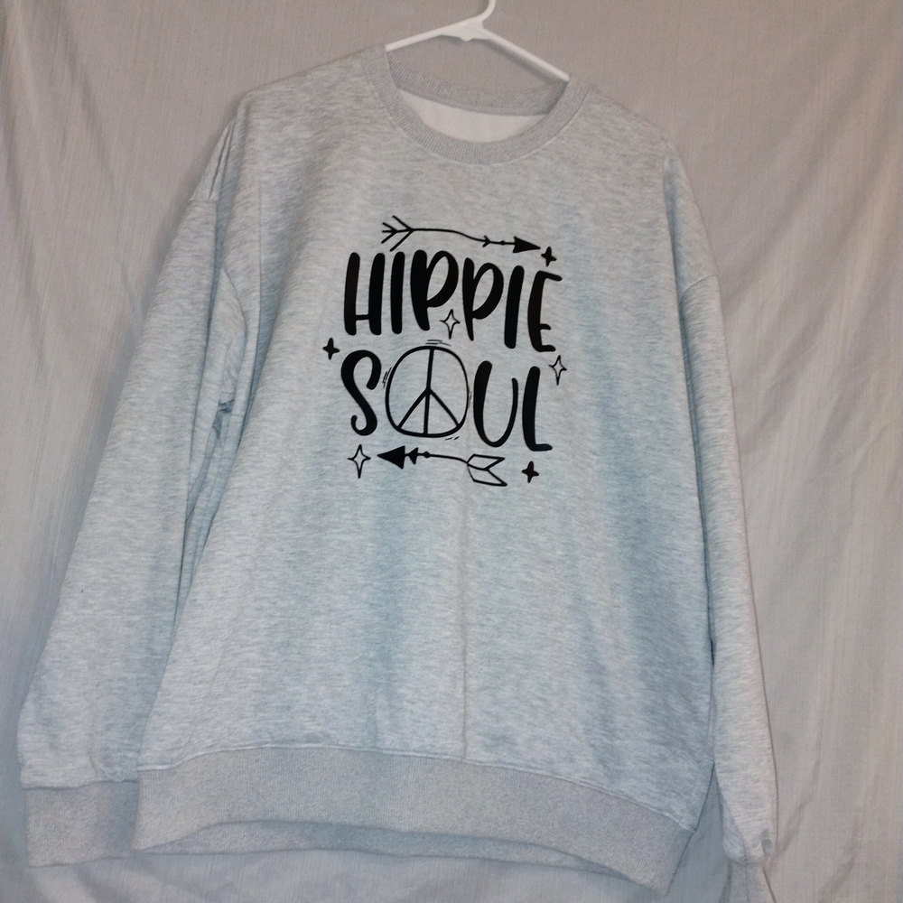 Hippie Soul Gray Sweatshirt